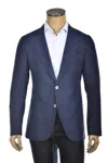 Carlo Barbera Glen Check Plaid Wool-linen Sport Jacket In Multi