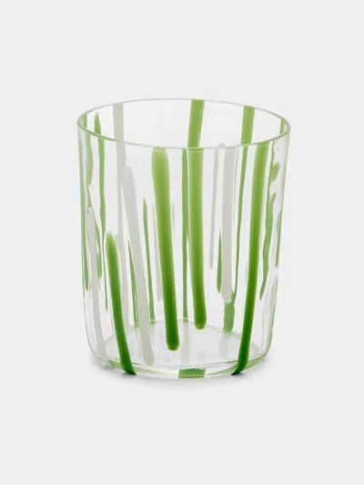 Carlo Moretti Bora Hand-blown Murano Glass Tumbler  Abask Luxury Gift In Transparent