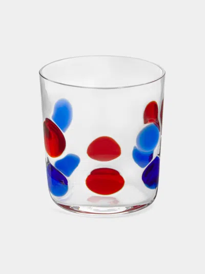 Carlo Moretti Bora Hand-blown Murano Glass Tumbler  Abask Luxury Gift In Multi