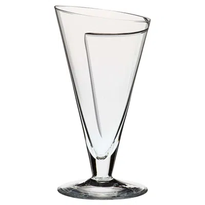 Pre-owned Carlo Moretti Cartoccio Set Of 6 Wine Glasses In Gray