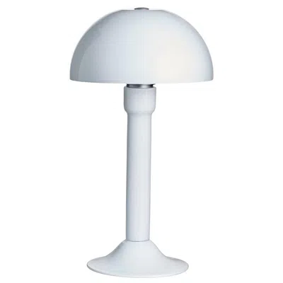 Pre-owned Carlo Moretti Cupola  Contemporary Mouth Blown Murano Milk Glass Table Lamp In Transparent