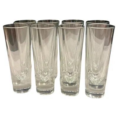 Pre-owned Carlo Moretti Italian Mid Century Modern Glasses By  Bullet Bottom 11 Available In Brown
