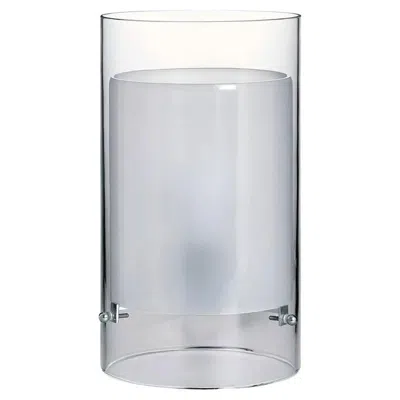 Pre-owned Carlo Moretti Large Cilla  Contemporary Mouth Blown Clear Murano Glass Table Lamp In Transparent