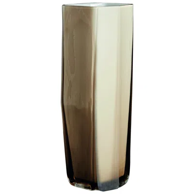 Pre-owned Carlo Moretti Large Torre Vase In Beige By  In Brown