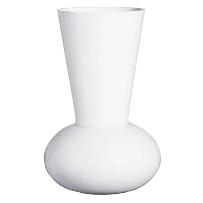Pre-owned Carlo Moretti Large Troncosfera Vase In White By