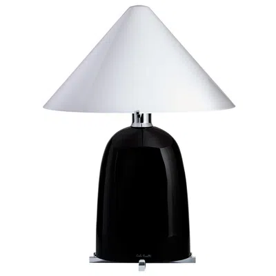 Pre-owned Carlo Moretti Ovale Table Lamp By  In Black Murano Glass