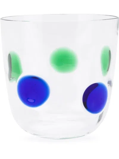 Carlo Moretti Spot Print Glass In Blue