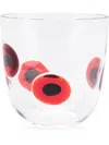 Carlo Moretti Spot Print Glass In Red