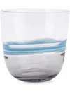 Carlo Moretti Striped Glass In Blue