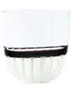 Carlo Moretti Striped Water Glass In Purple