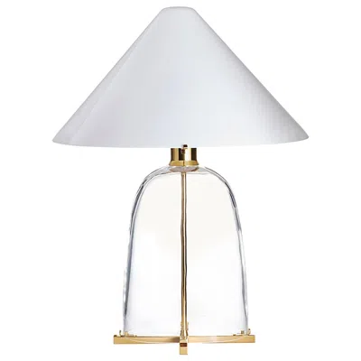 Pre-owned Carlo Moretti Transparent Ovale Table Lamp By