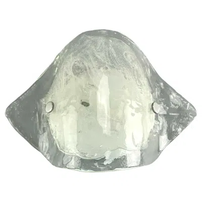 Pre-owned Carlo Nason 1960s Lamp Light Wall Lamp Kalmar Franken  Ice Glas Design In Transparent
