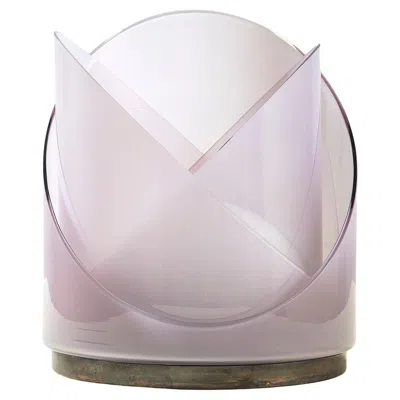 Pre-owned Carlo Nason 20th Century,  For Mazzega Table Lamp Mod. Lt300 In Transparent