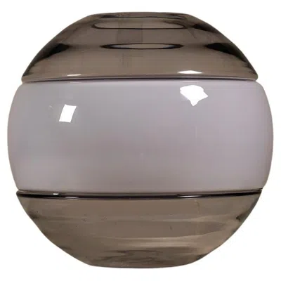 Pre-owned Carlo Nason Flora Vase And Lamp By , Murano Glass, Mid-century Italy In Transparent