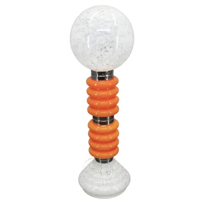 Pre-owned Carlo Nason For Mazzega Murano Glass Space Age Floor Lamp, 1970s In Clear