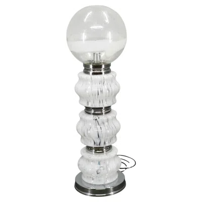 Pre-owned Carlo Nason For Mazzega Murano Glass Space Age Floor Lamp, Italy, 1970s In Clear
