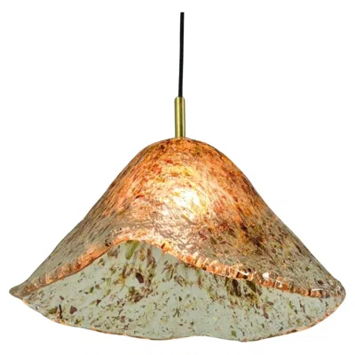 Pre-owned Carlo Nason Handcrafted Murano Glass Pendant Lamp, Italy 1960s In Brown