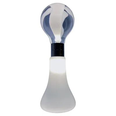 Pre-owned Carlo Nason Italian Murano Glass "birillo" Floor Lamp For Mazzego, 1960s In Transparent
