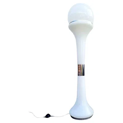 Pre-owned Carlo Nason Italian Murano Glass Floor Lamp By , Italy 70s In Transparent