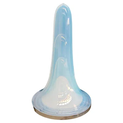 Pre-owned Carlo Nason Lamp Chandelier Ls 144 Murano Glass  For Mazzega 1960s In Blue