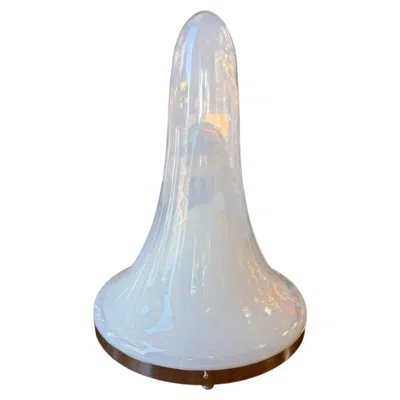 Pre-owned Carlo Nason Ls144 Murano Glass Table Lamp For Mazzega, Italy, 1970s In Clear