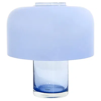 Pre-owned Carlo Nason Lt226 Table Lamp By  For Mazzega, 1960s In Blue