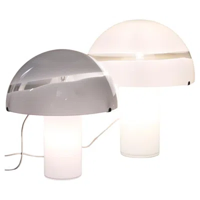 Pre-owned Carlo Nason Lt908 Mushroom-shaped Table Lamp, Design  For A.v. Mazzega In Sand