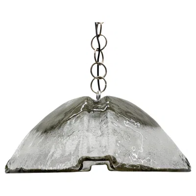 Pre-owned Carlo Nason Mazzega Pendant Lamp For J.t. Kalmar In Murano Glass, 1970s In Transparent