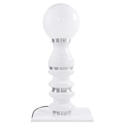 Pre-owned Carlo Nason Mid Century Murano Glass Lamp In Transparent
