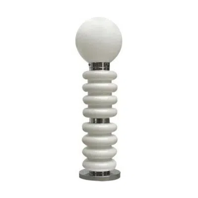Pre-owned Carlo Nason Mid-century Space Age Glass Floor Lamp By  For Jbs, 1960s In Transparent