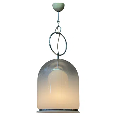 Pre-owned Carlo Nason Murano Glass Pendant Chandelier Attr. To , Italy, Circa 1960s In Sand