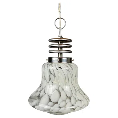 Pre-owned Carlo Nason Murano Glass Pendant Lamp, Italy 1960s In Transparent