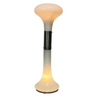 Pre-owned Carlo Nason Soffiato Floor Lamp By  For Mazzega In Sand