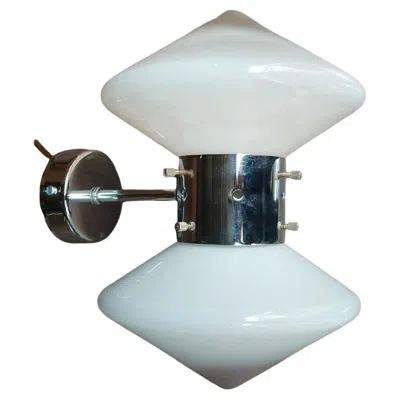 Pre-owned Carlo Nason Space Age Wall Sconce By  For Mazzega, 1970s In Transparent