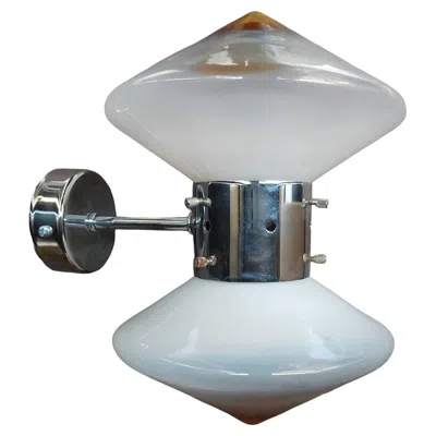 Pre-owned Carlo Nason Space Age Wall Sconce By  For Mazzega, 1970s In Transparent