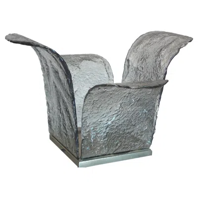 Pre-owned Carlo Nason Vintage Table Lamp Av Mazzega Italy 1970 Design  In Transparent