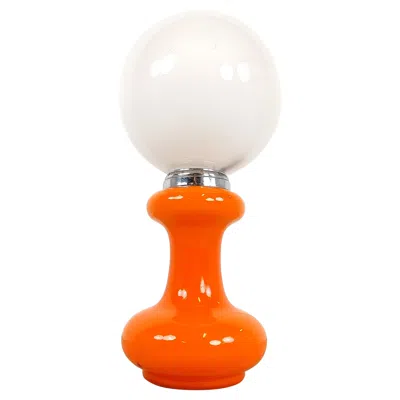 Pre-owned Carlo Nason Vintage Table Lamp By Mazzega, 1960s In Sand
