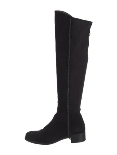 Pre-owned Carlo Palazzi Suede Boots In Black