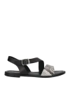Carlo Pazolini Woman Sandals White Size 6 Soft Leather, Textile Fibers In White