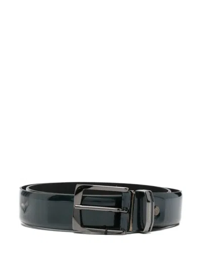 Carlo Pignatelli Buckle Belt In Blue