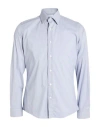 Carlo Pignatelli Cerimonia Man Shirt Navy Size 15 ¾ Cotton, Polyamide, Elastane In Blue