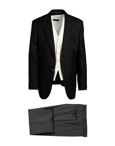 Carlo Pignatelli Classico Man Suit Black Size 46 Virgin Wool