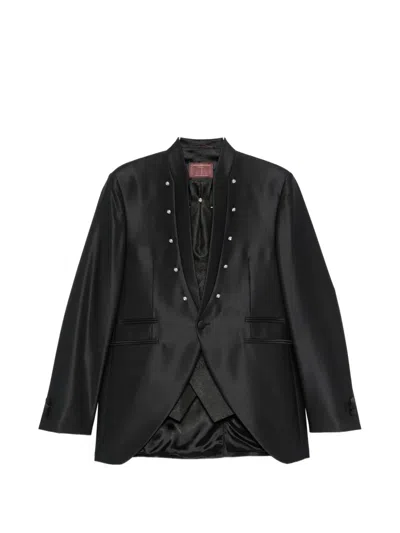 Carlo Pignatelli Crystal-embellished Suit (set Of Three) In Black