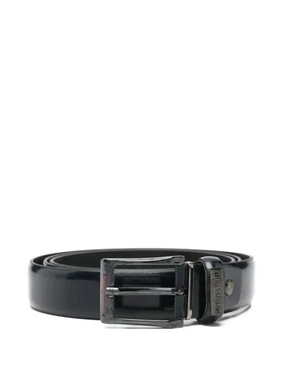 Carlo Pignatelli Logo-engraved Belt In Blue