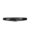 Carlo Pignatelli Man Belt Black Size 43.5 Leather In Black