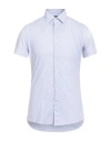 Carlo Pignatelli Man Shirt Blue Size 15 ½ Cotton
