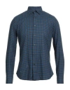 Carlo Pignatelli Man Shirt Blue Size 15 ½ Cotton In Multi