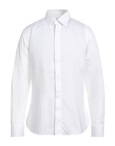 Carlo Pignatelli Man Shirt White Size 15 ¾ Cotton