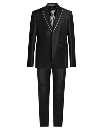 Carlo Pignatelli Man Suit Black Size 36 Polyester, Virgin Wool