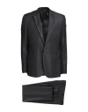 Carlo Pignatelli Man Suit Black Size 42 Viscose, Polyester In Black